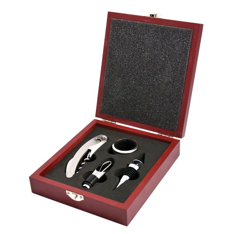 SET PARA VINO 4 PIEZAS