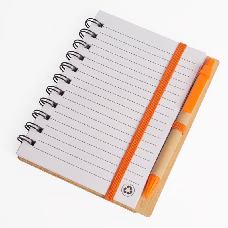 LIBRETAS TAPA BAMBU 12,5 x 16 CM 70 HOJAS DS
