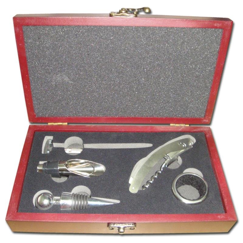 SET PARA VINO 4 PIEZAS