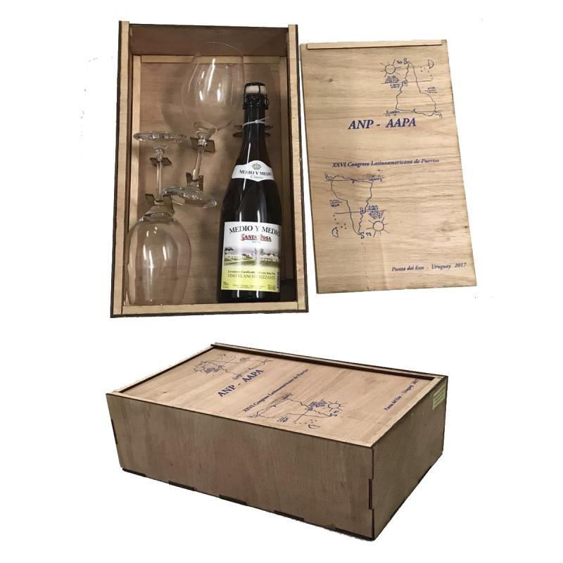 SET DE VINO Y COPAS