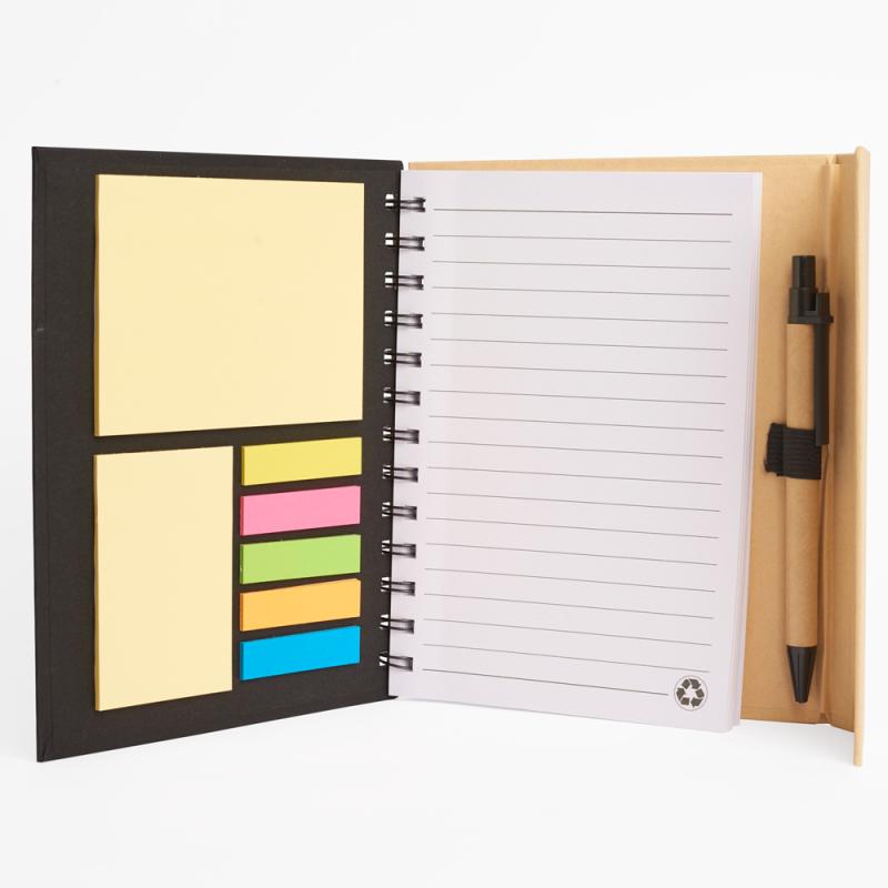 LIBRETAS CON POST IT Y LAPICERA MC68