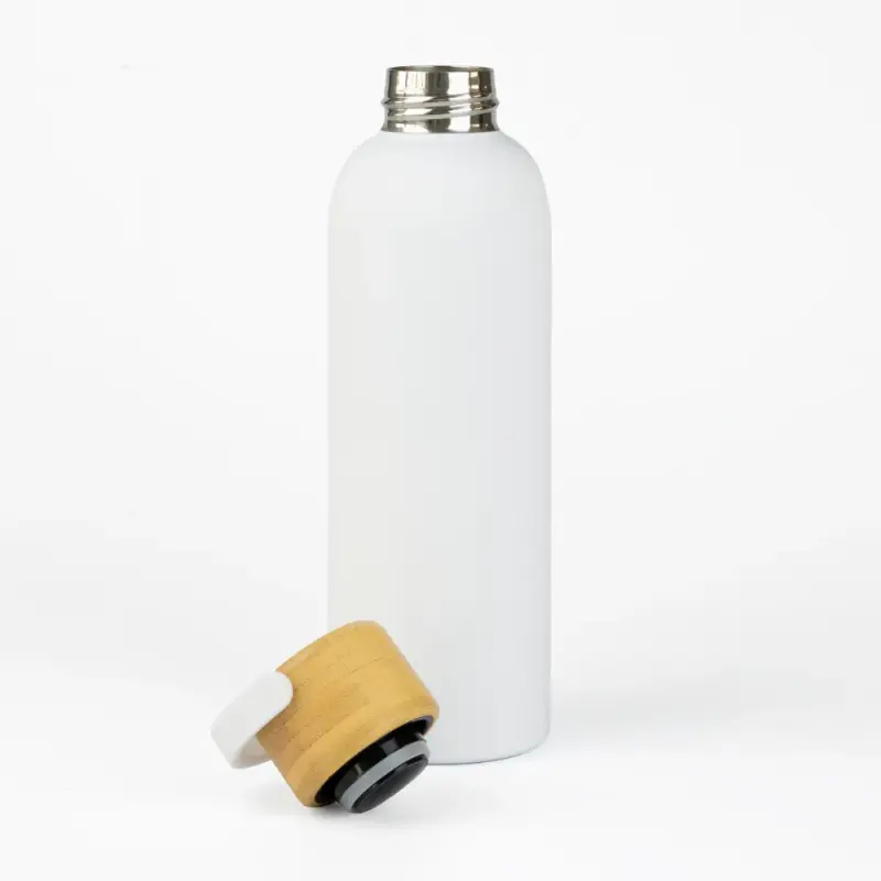 BOTELLAS TÉRMICAS TAPA BAMBU DS 500 ML