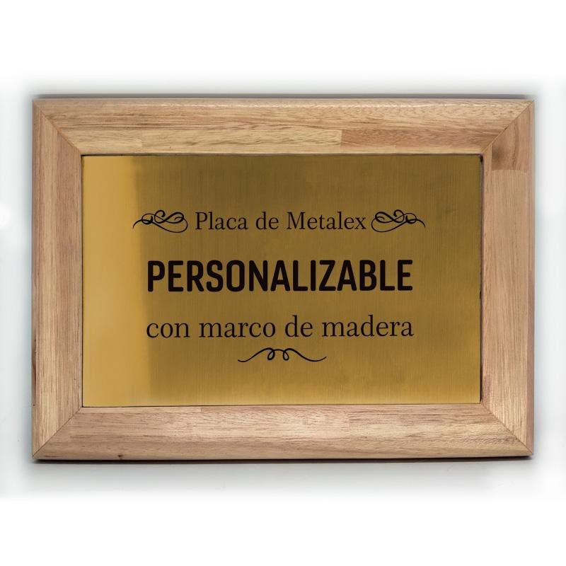 PLACAS DE METALEX SIMIL BRONCE CONMEMORATIVAS