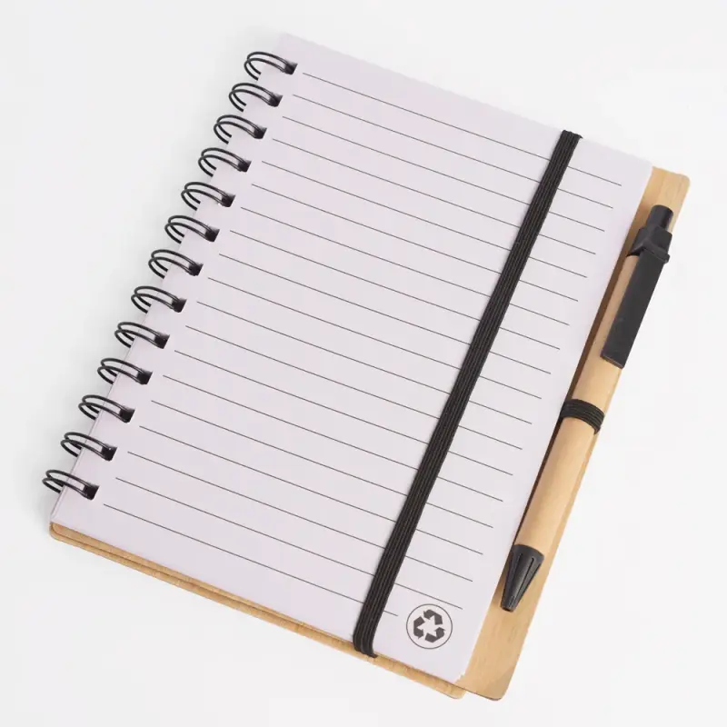 LIBRETAS TAPA BAMBU 18 x 14,5 CM 70 HOJAS DS