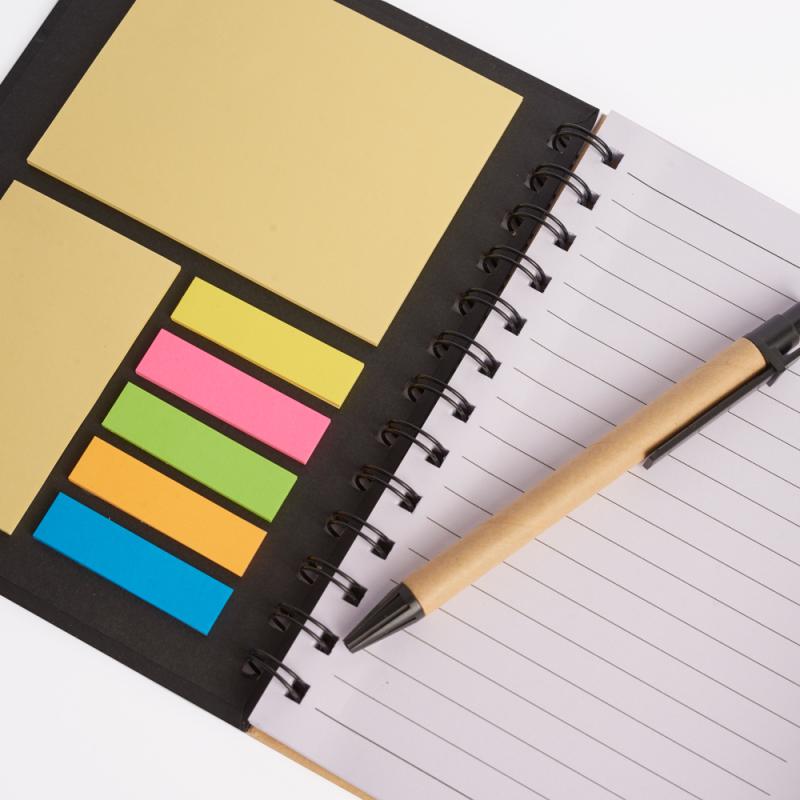 LIBRETAS CON POST IT Y LAPICERA MC68
