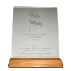 PLACAS DE VIDRIO CONMEMORATIVAS